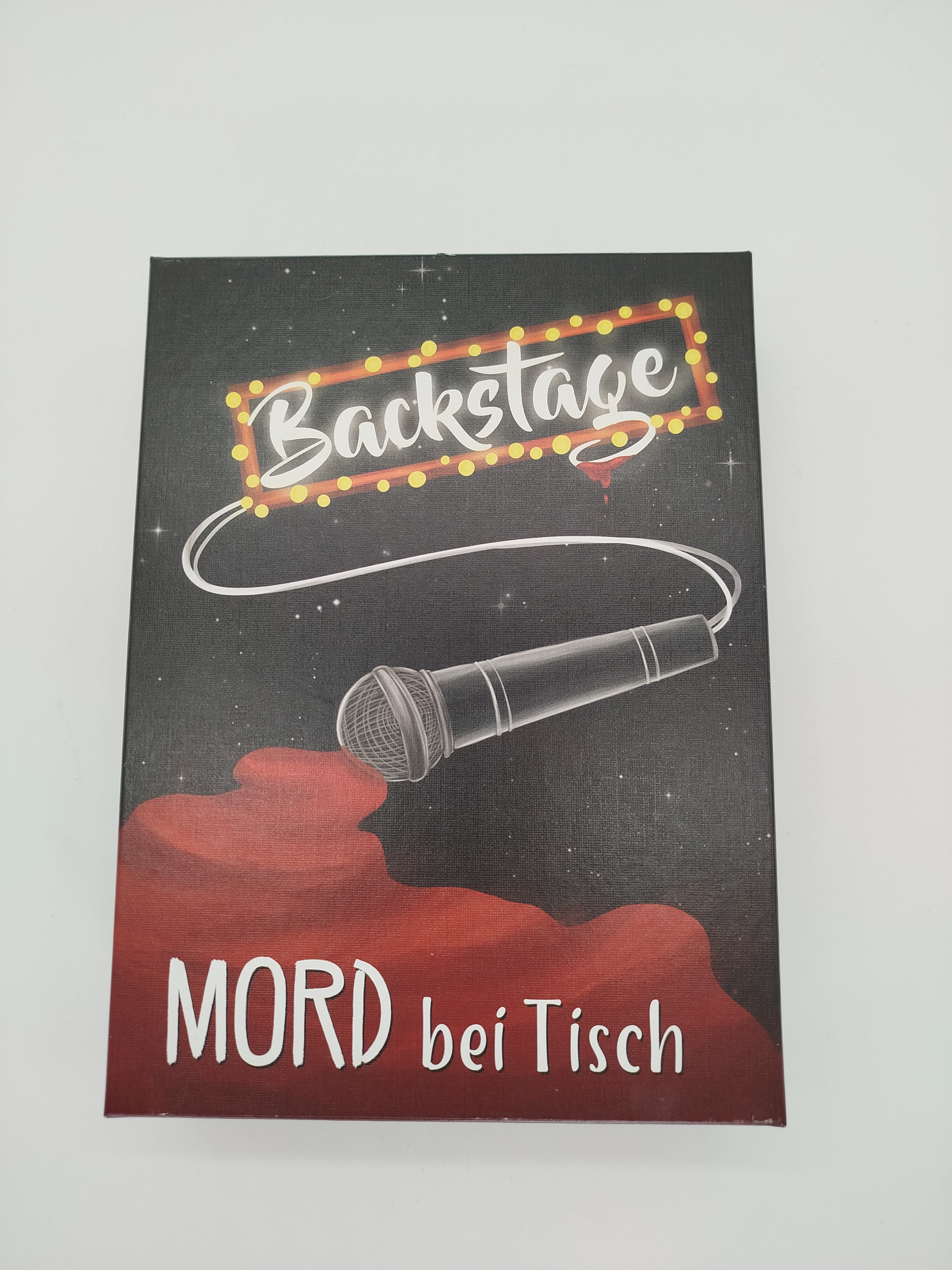 Krimidinner Backstage – Mord bei Tisch, Gesellschaftsspiel